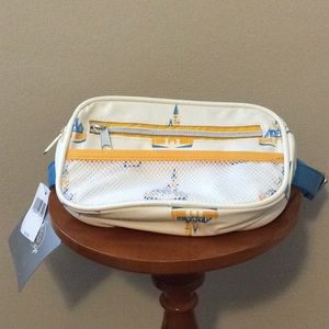 New Walt Disney World belt bag castle white blue